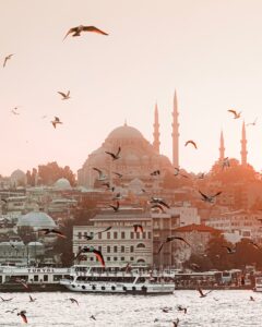 Birds Flying Over Water