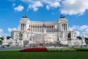 altar of the fatherland, vittoriano, italy