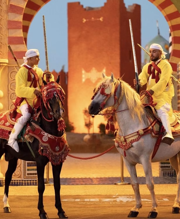 Folklore Show Fantasia στο Chez Ali στο Μαρακές