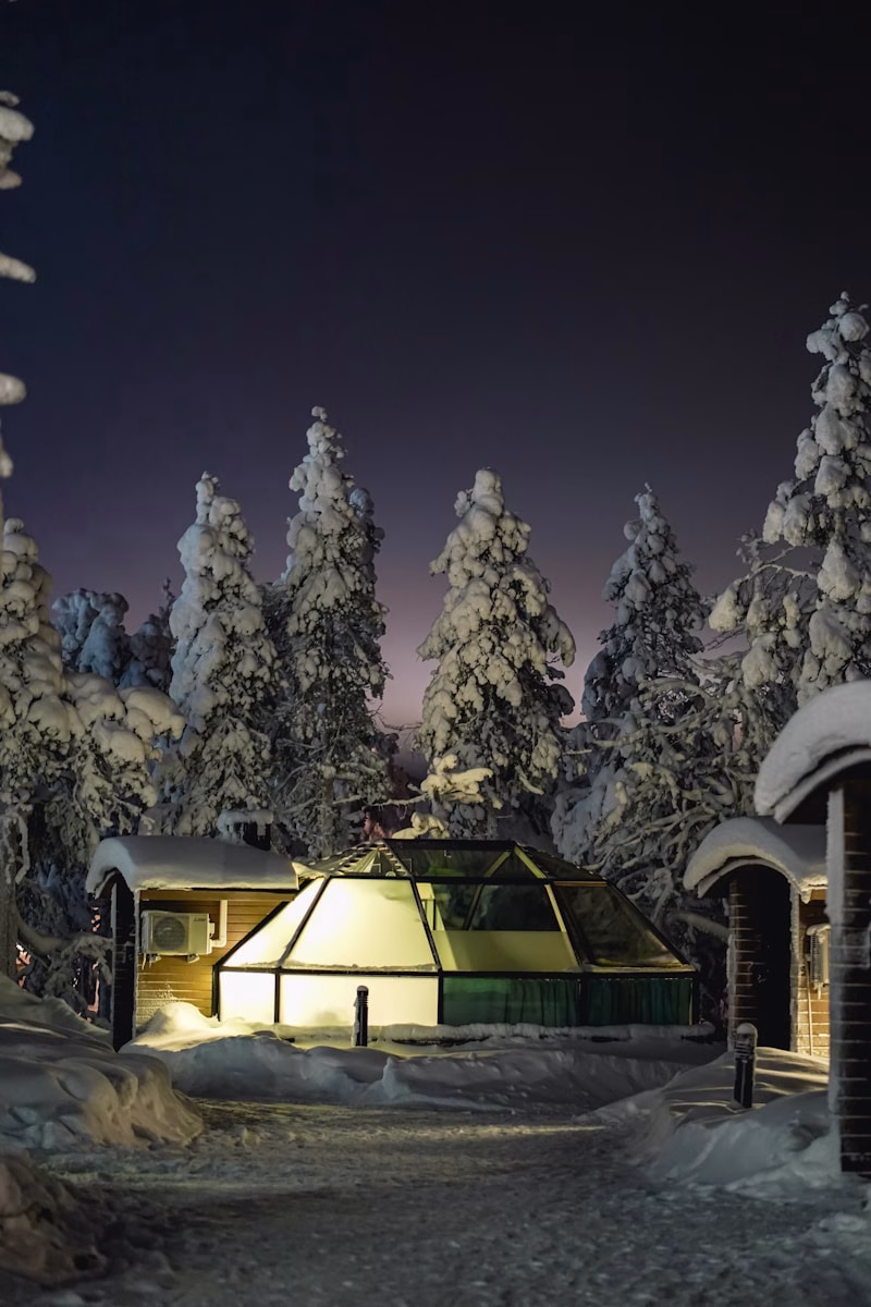 Glass igloo στη φινλανδική Λαπωνία