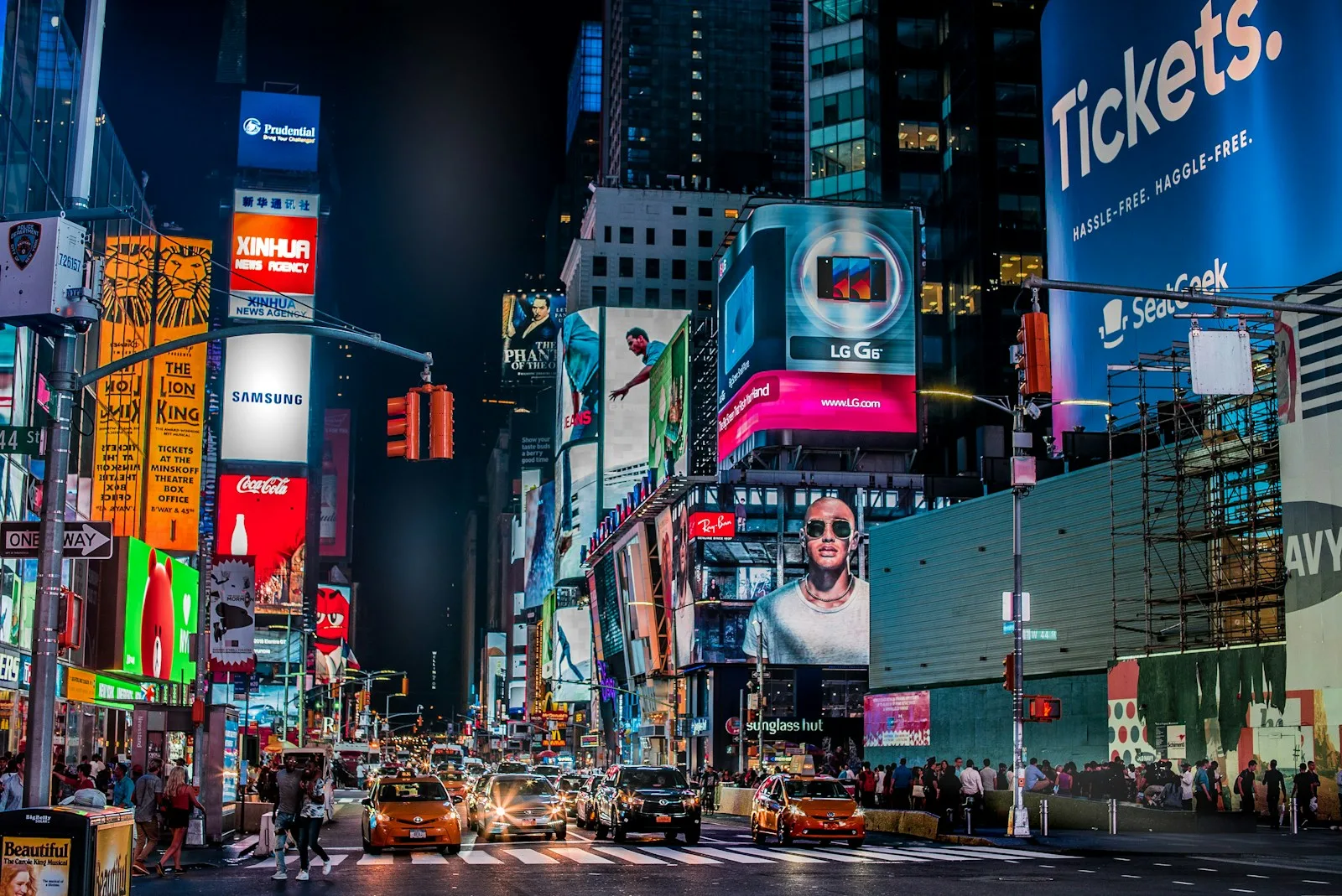 Times Square και Broadway στη Νέα Υόρκη