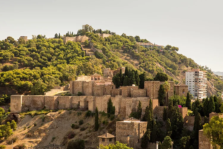 Η Alcazaba στη Μάλαγα