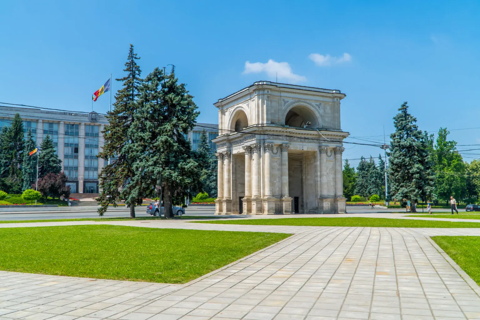 Αψίδα του Θριάμβου στο κέντρο του Κισινάου, Μολδαβία