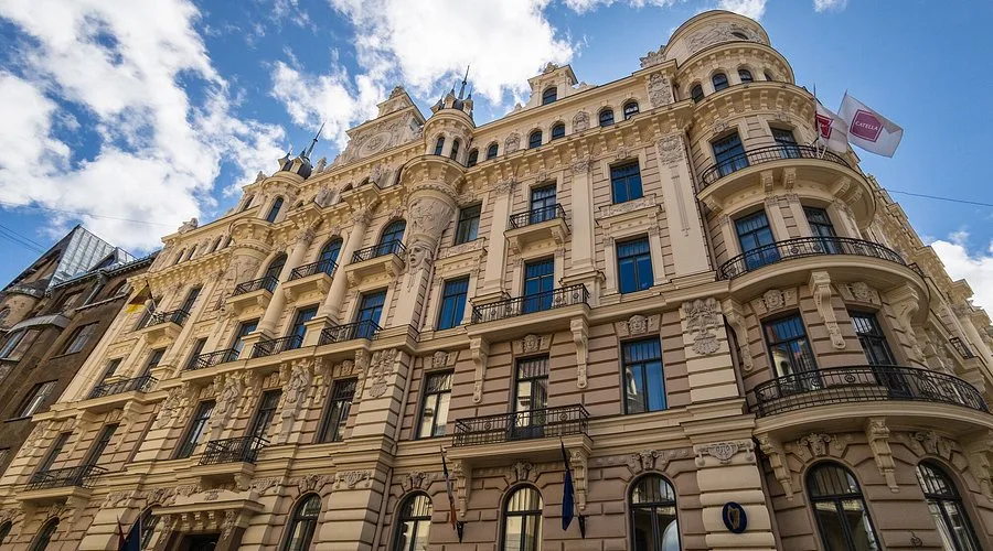 Art Nouveau αρχιτεκτονική στην Alberta iela στη Ρίγα