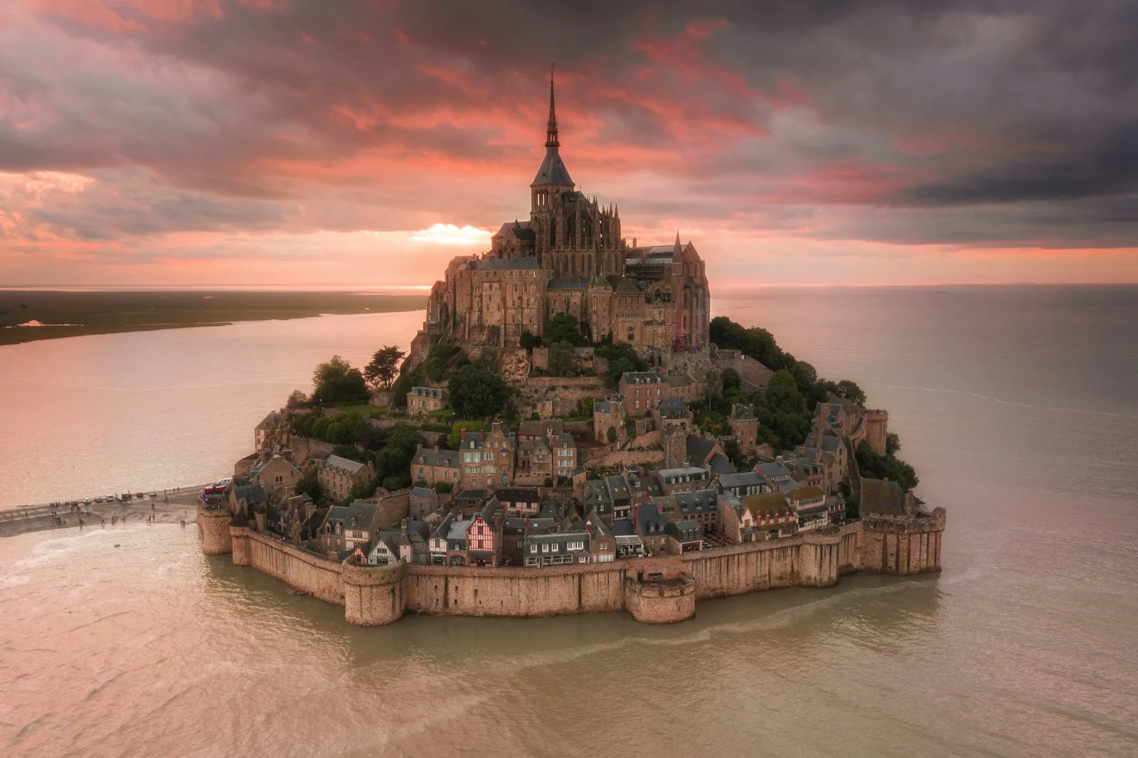 Mont Saint-Michel στη Νορμανδία