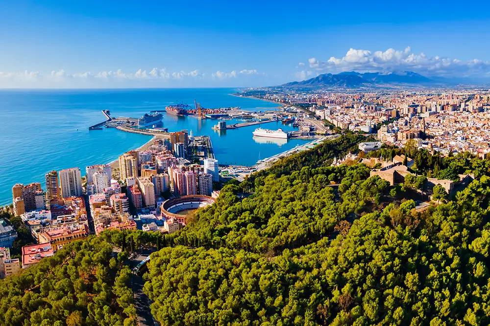 Η Μάλαγα και το λιμάνι της Costa del Sol