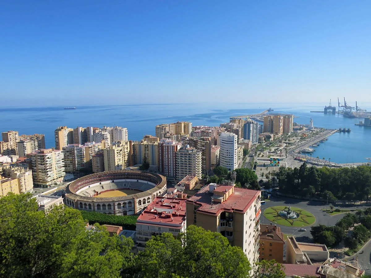 Κάστρο Gibralfaro στη Μάλαγα