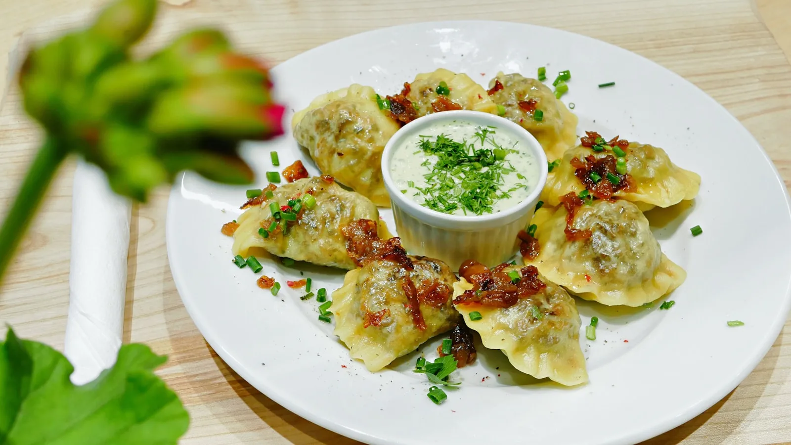 Παραδοσιακά pierogi στην Πολωνία