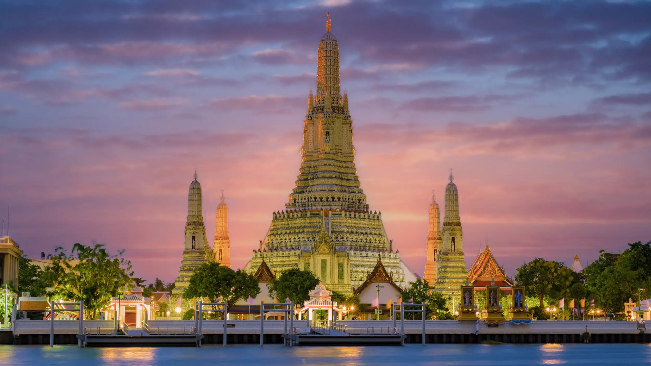 Wat Arun στον Chao Phraya, Μπανγκόκ